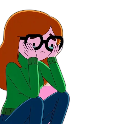 jacket, cartoon, concept art, comic book art, anime, green, animated, female transparent PNG cut-out