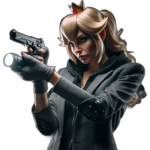 weapon, jacket, staff, concept art, 3d render, comic book art, photorealistic, armed transparent PNG cut-out