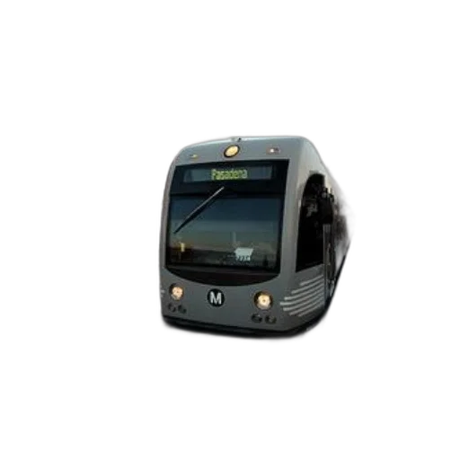 robot, car, 3d render, photorealistic, train, destination, pasadena, front transparent PNG cut-out