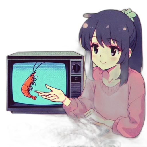 creature, animal, dragon, weapon, vaporwave, pixel art, anime, cartoon transparent PNG cut-out