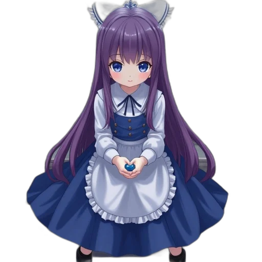 dress, staff, crown, dragon, anime, pixel art, 3d render, concept art transparent PNG cut-out