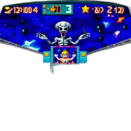 robot, weapon, pixel art, vaporwave, concept art, outer space, gaming, environment transparent PNG cut-out