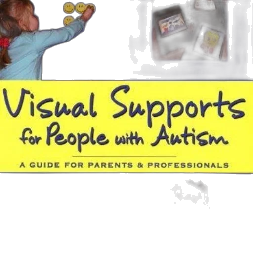 visual, supports, people, autism, guide, parents, professionals, book transparent PNG cut-out