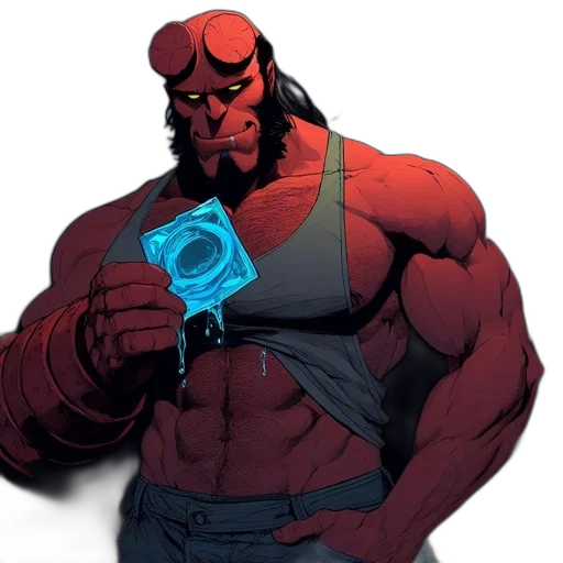 staff, weapon, comic book art, concept art, cyberpunk, pixel art, red, neon transparent PNG cut-out