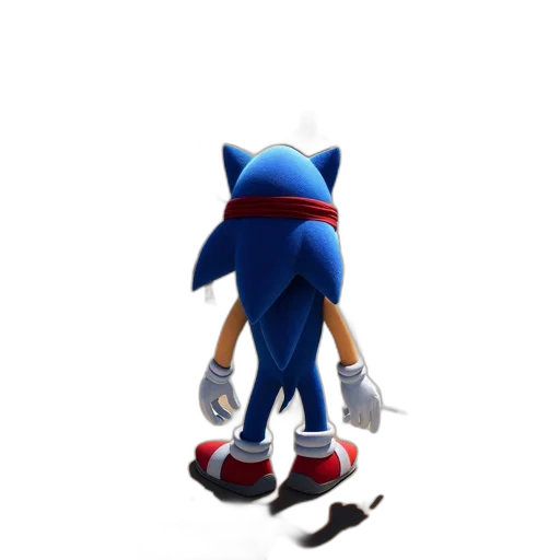 mask, creature, animal, shoes, 3d render, concept art, pixel art, blue transparent PNG cut-out