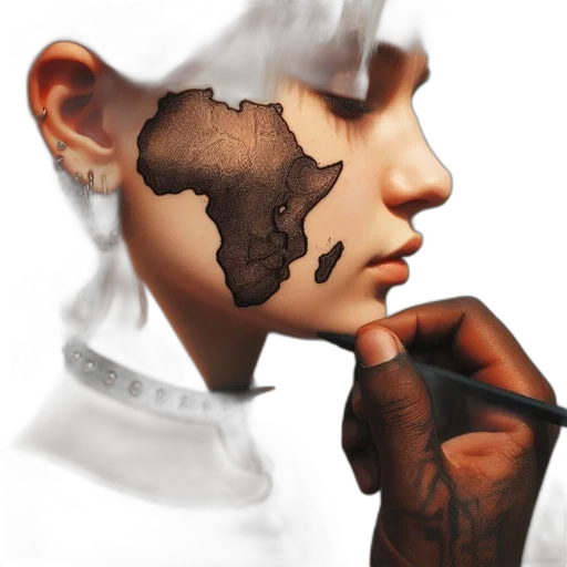 face, mask, photorealistic, concept art, 3d render, fantasy art, earth tones, individual transparent PNG cut-out