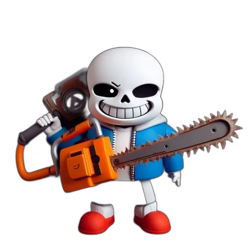 weapon, robot, staff, 3d render, concept art, pixel art, cartoon, eerie transparent PNG cut-out