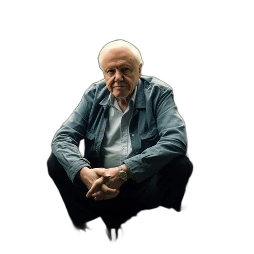 jacket, face, staff, animal, concept art, photorealistic, elder, man transparent PNG cut-out