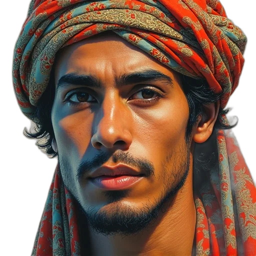 face, hat, mask, staff transparent PNG cut-out