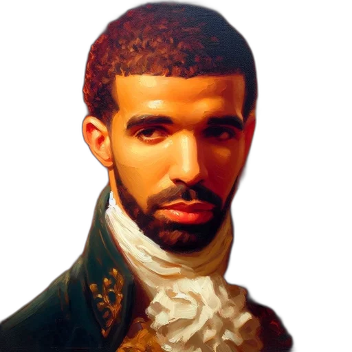face, crown, jacket, photorealistic, 3d render, fantasy art, oil painting, portrait transparent PNG cut-out