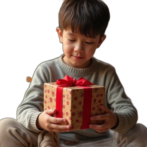 photorealistic, 3d render, best, boy, gifts, world transparent PNG cut-out