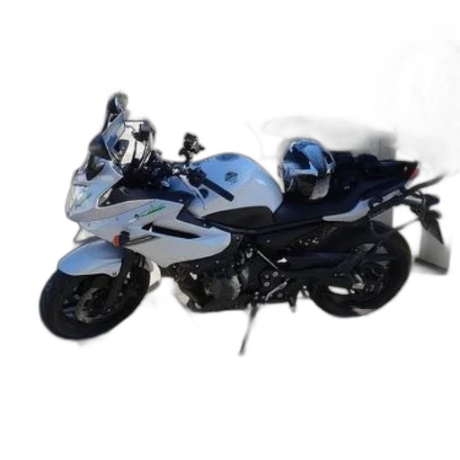 weapon, 3d render, photorealistic, concept art, white, motorcycle, helmet, storage transparent PNG cut-out