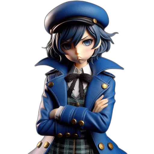 staff, jacket, hat, weapon, pixel art, anime, concept art, cartoon transparent PNG cut-out