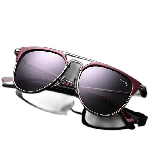 3d render, fashionable, titanium, glasses, suitable, men, women transparent PNG cut-out