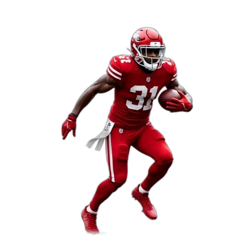 animal, creature, concept art, photorealistic, red, stylized, image, football transparent PNG cut-out