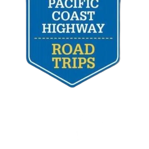 pacific, coast, highway, road, trips, book, cover, featuring transparent PNG cut-out