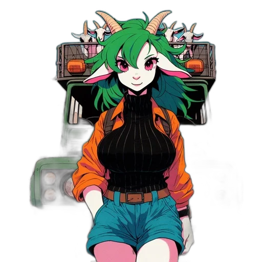 robot, jacket, weapon, staff, concept art, pixel art, anime, cyberpunk transparent PNG cut-out