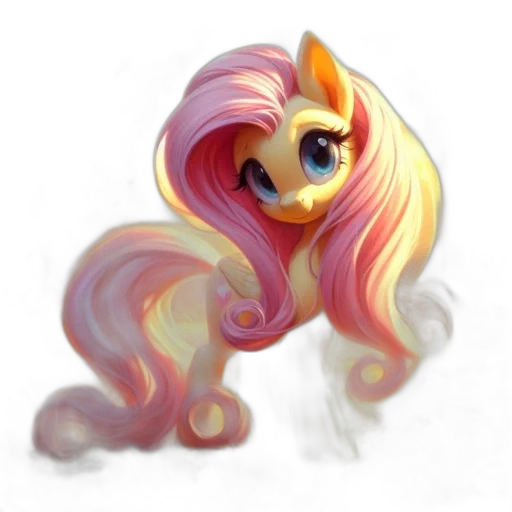 hair, creature, staff, dragon, concept art, 3d render, fantasy art, watercolor transparent PNG cut-out