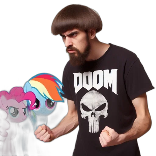 hair, weapon, creature, vaporwave, cartoon, concept art, anime, man transparent PNG cut-out