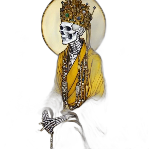 jewelry, staff, crown, mask, concept art, photorealistic, 3d render, art transparent PNG cut-out