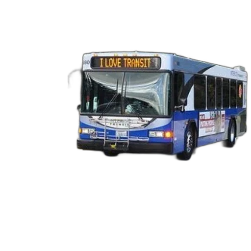 staff, concept art, photorealistic, 3d render, blue, white, bus, message transparent PNG cut-out