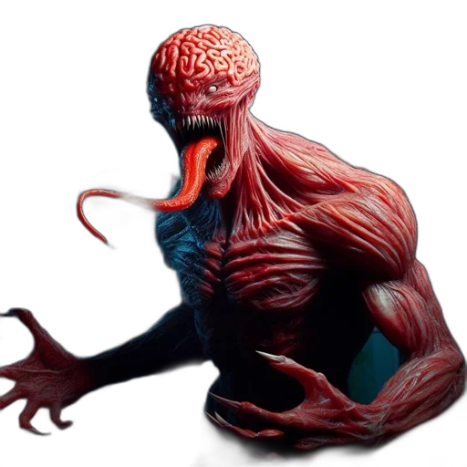 creature, animal, mask, hair, concept art, 3d render, comic book art, photorealistic transparent PNG cut-out