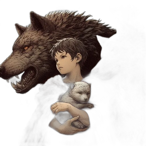 dragon, creature, animal, concept art, fantasy art, photorealistic, pixel art, earth tones transparent PNG cut-out