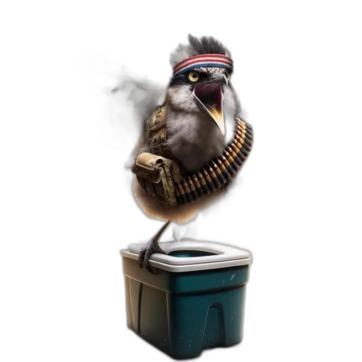 hat, mask, crown, animal, concept art, 3d render, photorealistic, war-torn transparent PNG cut-out