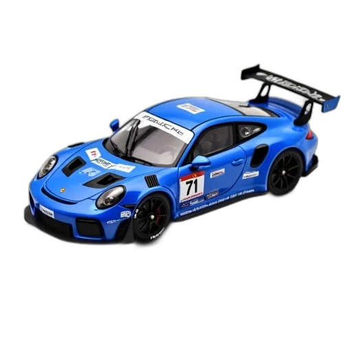 car, 3d render, detailed, model, blue, sports, number, side transparent PNG cut-out