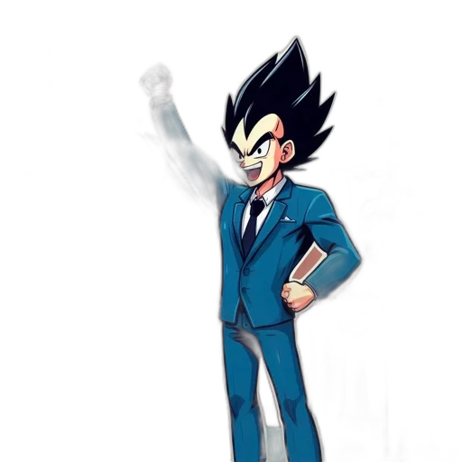 staff, jacket, concept art, cartoon, comic book art, pixel art, blue, dark transparent PNG cut-out