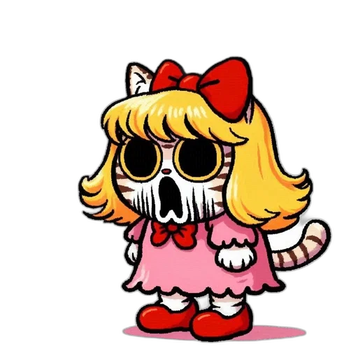 mask, staff, dress, creature, cartoon, anime, pixel art, concept art transparent PNG cut-out
