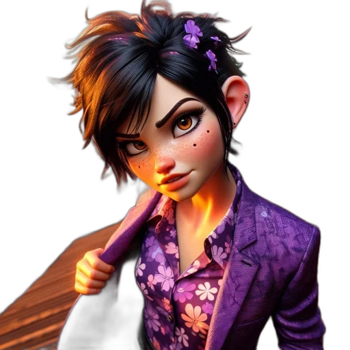 staff, face, concept art, 3d render, fantasy art, cartoon, dark, animated transparent PNG cut-out