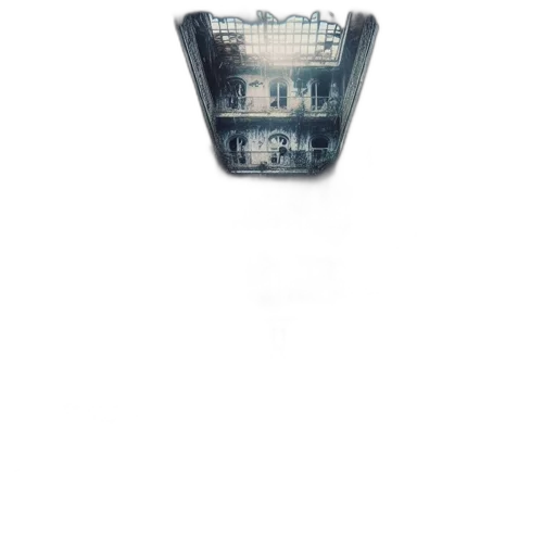robot, crown, building, furniture, 3d render, photorealistic, concept art, vaporwave transparent PNG cut-out