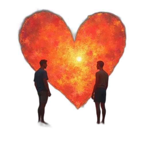 concept art, fire, love, world transparent PNG cut-out
