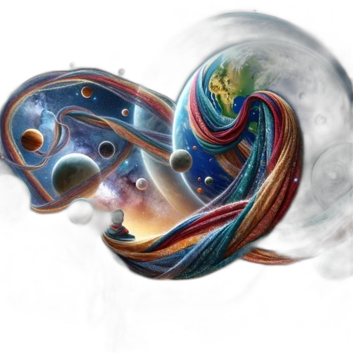 mask, fantasy art, concept art, photorealistic, watercolor, outer space, fire, image transparent PNG cut-out