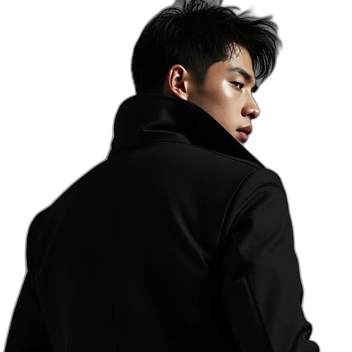 jacket, staff, photorealistic, concept art transparent PNG cut-out