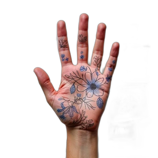 flower, jewelry, umbrella, crown, photorealistic, watercolor, 3d render, concept art transparent PNG cut-out
