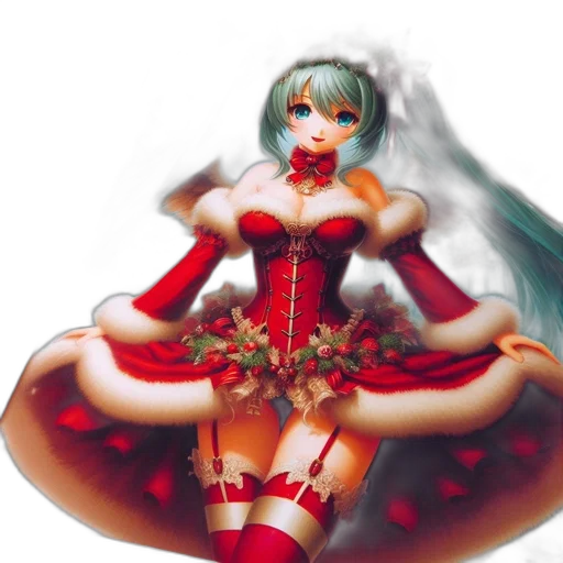 dress, robot, 3d render, concept art, fantasy art, photorealistic, red, anime-styled transparent PNG cut-out