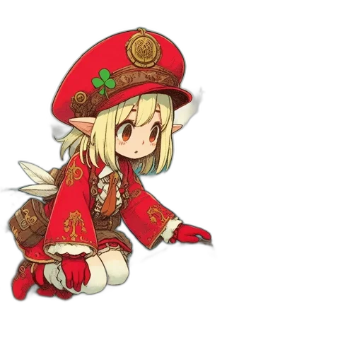 staff, hat, weapon, dragon, pixel art, fantasy art, concept art, anime transparent PNG cut-out