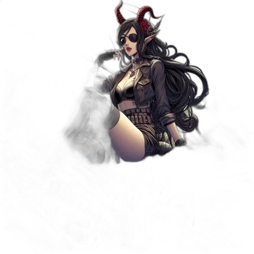dress, staff, mask, fantasy art, concept art, pixel art, comic book art, dark transparent PNG cut-out