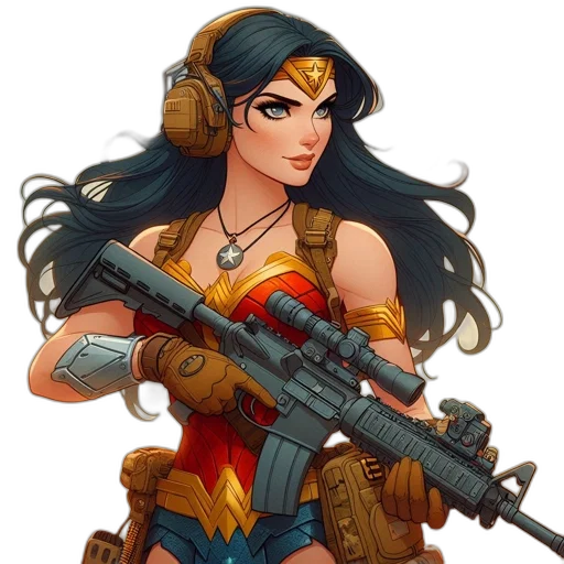 weapon, comic book art, concept art, pixel art, fantasy art, fantastical, figure, resembling transparent PNG cut-out