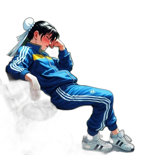jacket, shoes, pixel art, concept art, photorealistic, anime, blue, park transparent PNG cut-out