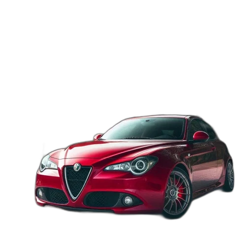 car, photorealistic, 3d render, concept art, pencil sketch, alfa, romeo, vibrant transparent PNG cut-out