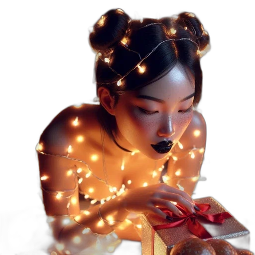 jewelry, crown, dress, photorealistic, cyberpunk, 3d render, concept art, neon lights transparent PNG cut-out