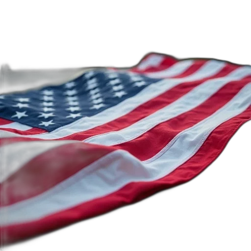 weapon, flag, folded, over transparent PNG cut-out