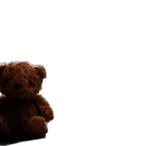 furniture, animal, 3d render, photorealistic, small, brown, teddy, bear transparent PNG cut-out
