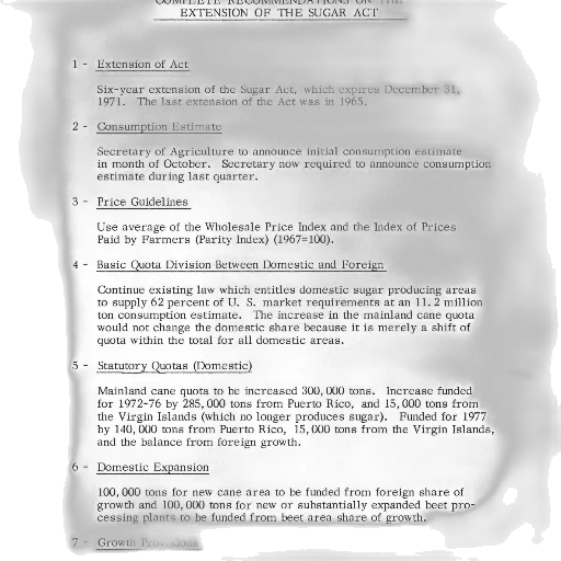 document, titled, complete, recommendations, extension, sugar, act, displayed transparent PNG cut-out