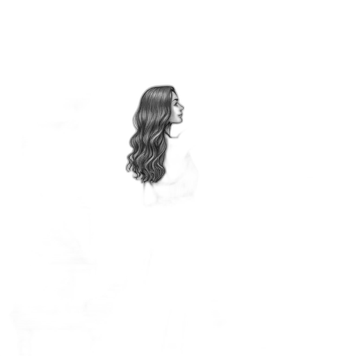 hair, crown, face, dress, pencil sketch, photorealistic, cartoon, concept art transparent PNG cut-out