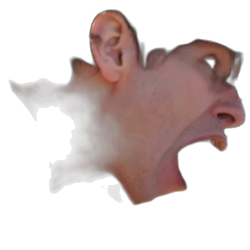 face, mask, creature, staff transparent PNG cut-out