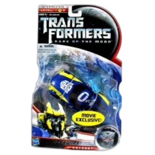 transformers, dark, moon, action, figure, displayed, colorful, package transparent PNG cut-out